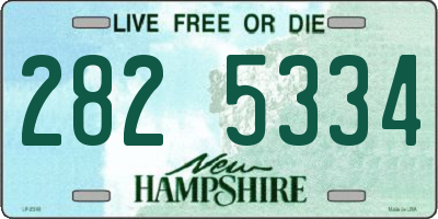 NH license plate 2825334