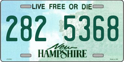 NH license plate 2825368