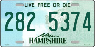 NH license plate 2825374