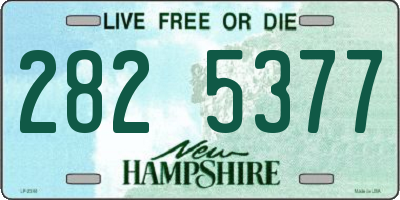 NH license plate 2825377