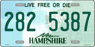 NH license plate 2825387