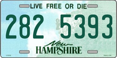 NH license plate 2825393