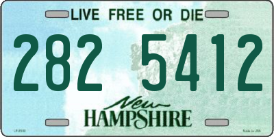 NH license plate 2825412