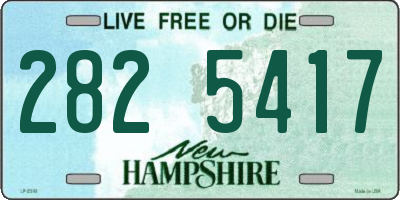 NH license plate 2825417