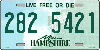 NH license plate 2825421