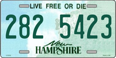 NH license plate 2825423