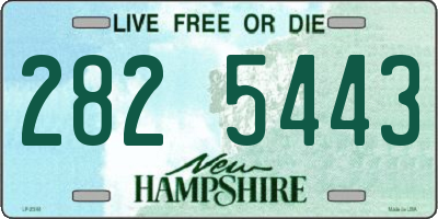 NH license plate 2825443