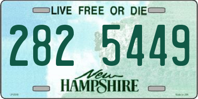 NH license plate 2825449