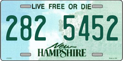 NH license plate 2825452