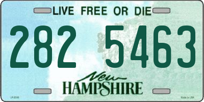 NH license plate 2825463
