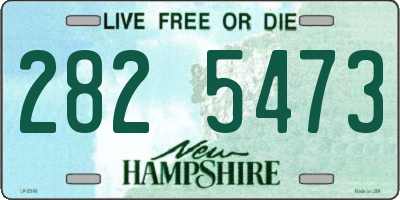 NH license plate 2825473