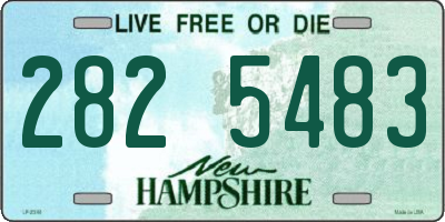 NH license plate 2825483
