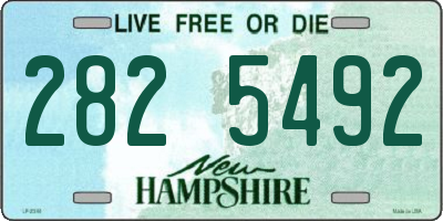 NH license plate 2825492