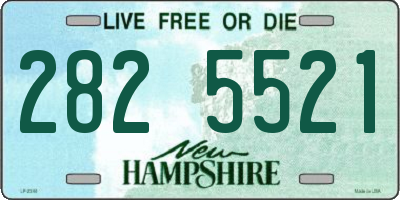 NH license plate 2825521