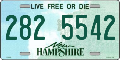 NH license plate 2825542