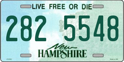 NH license plate 2825548