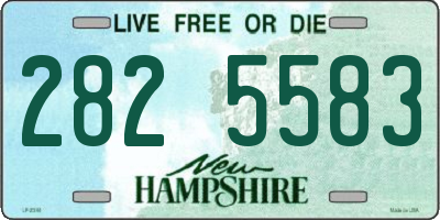 NH license plate 2825583