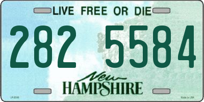 NH license plate 2825584