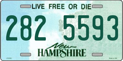 NH license plate 2825593