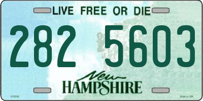 NH license plate 2825603