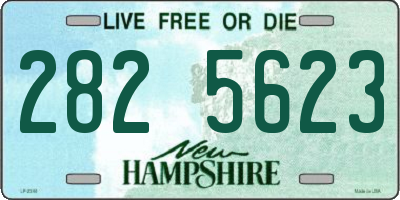 NH license plate 2825623