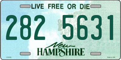 NH license plate 2825631