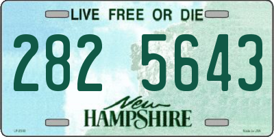 NH license plate 2825643