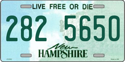 NH license plate 2825650