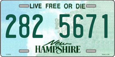 NH license plate 2825671