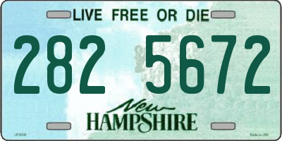 NH license plate 2825672