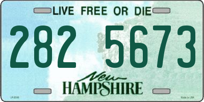 NH license plate 2825673
