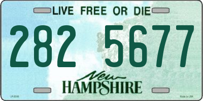 NH license plate 2825677