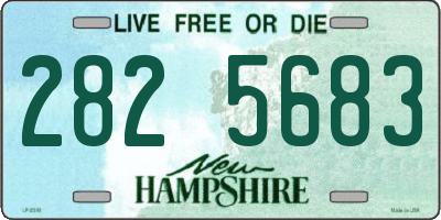 NH license plate 2825683