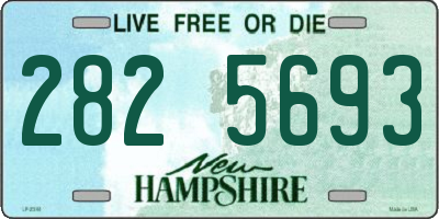 NH license plate 2825693