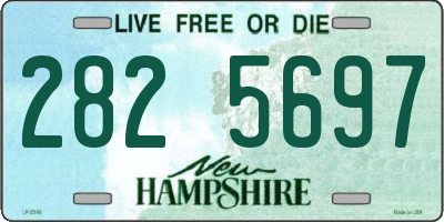 NH license plate 2825697