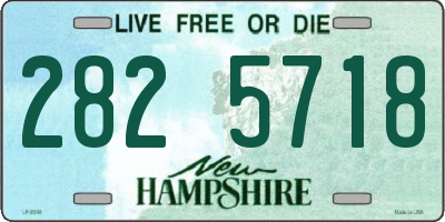 NH license plate 2825718