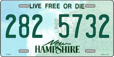 NH license plate 2825732