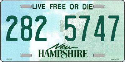 NH license plate 2825747