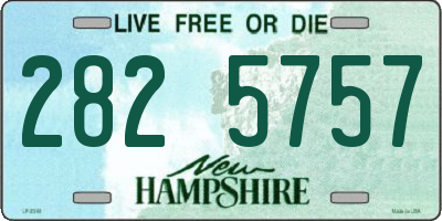 NH license plate 2825757
