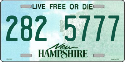 NH license plate 2825777