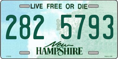 NH license plate 2825793