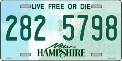NH license plate 2825798