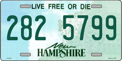 NH license plate 2825799