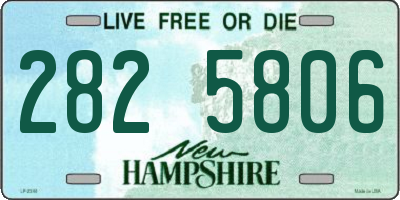 NH license plate 2825806