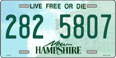 NH license plate 2825807