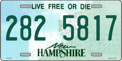 NH license plate 2825817