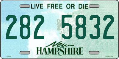 NH license plate 2825832
