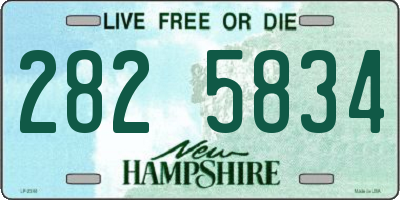 NH license plate 2825834
