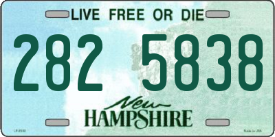NH license plate 2825838