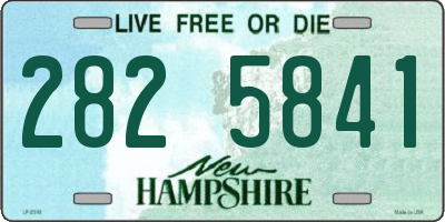 NH license plate 2825841